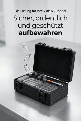 Vial box organizer - vial,