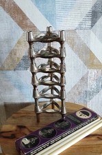 Kerzenständer BMF Nagel 6x Stecksystem Chrom 60/70 er Jahre