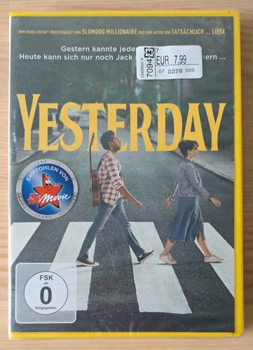 Dvd yesterday danny boyle - dvd,