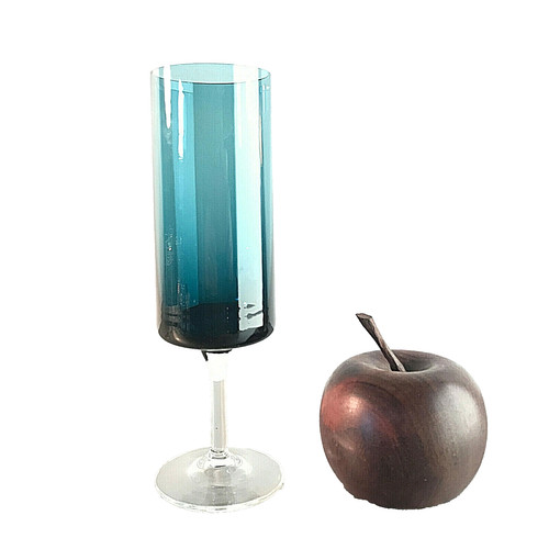 Vintage rauchglas vase 50er - vintage,