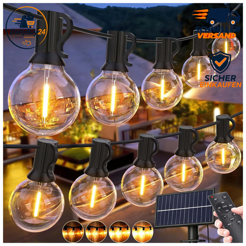 Solar lichterkette outdoor 30m - solar,
