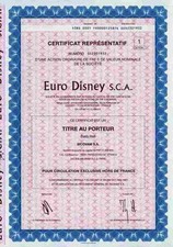 Euro disney sicovam - disney, s.c.a.