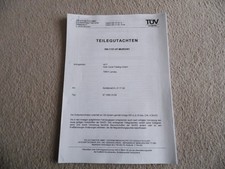 ACT SX Teilegutachten für Felge 8x17 ET 33 LK 5/100 Selten Rar