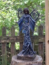 Engel - Gothic - Dark Angel -  Trauerbegleiter - Deko Figur