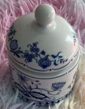 Kahla Zuckerdose DDR Zwiebelmuster 9 cm Durchmesser