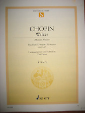 Chopin Minuten Walzer Opus 64/1 Noten für Piano, Schott ED 0298, Einzelausgabe
