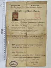 Geburtsurkunde 1903 Wien