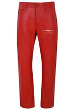 Herren Biker Rot Klassisch