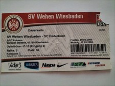 Sammler Ticket 07/08 SV Wehen
