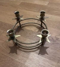 Advent KERZENHALTER Kranzhalter Zierständer Weihnachten Metall Deko Sterne