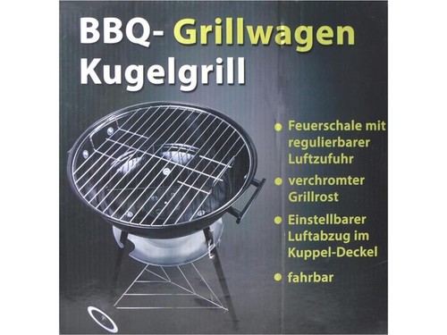 Bbq grillwagen kugelgrill - grillwagen,
