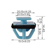 10 x Befestigungs-Clip