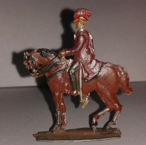 Zinnfigur flachfigur reiter - flachfigur,