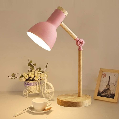 Led nachttischlampe aus holz - nachttischlampe,