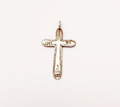 Antikes silbernes brustkreuz - antikes,