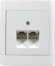 REV Novaclip, ISDN-Dose, weiß