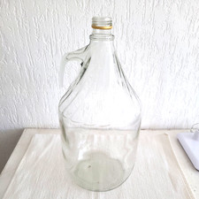 Alter  Weinballon dekorativer Gärballon Vintage Glasballon 5l Transparent,