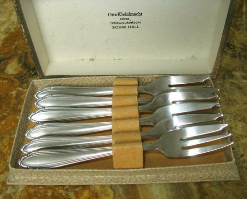 Kuchengabeln vintage 6er - 6er, kk90