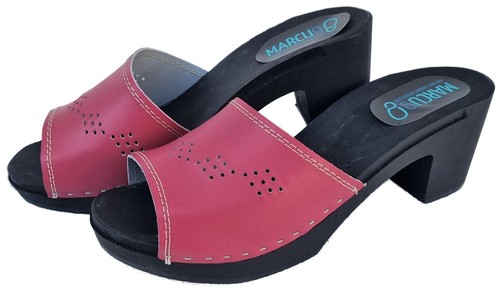 Moderne high heels holz clogs - high,