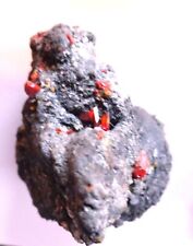 Seltene Stufe Realgar auf Rauchquarz USA - Utah Bilder (V166)TOP- Auktionen !?