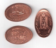 Elongated Coin, Niedersachsen, Cuxhaven, EX, MS Flipper, 3 Motive komplett