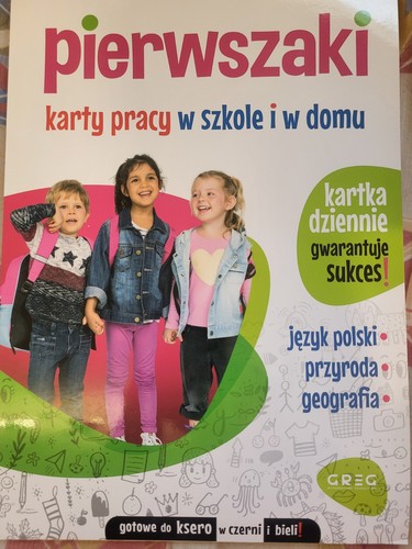 Pierwszaki karty pracy w - karty,
