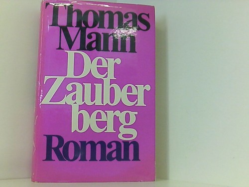 Der zauberberg roman mann - der, roman.