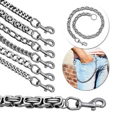 Geldbörse Hose Schlüsselanhänger Biker HipHop Geldbeutel Clip Karabiner Schlüsselanhänger Herren Stahl