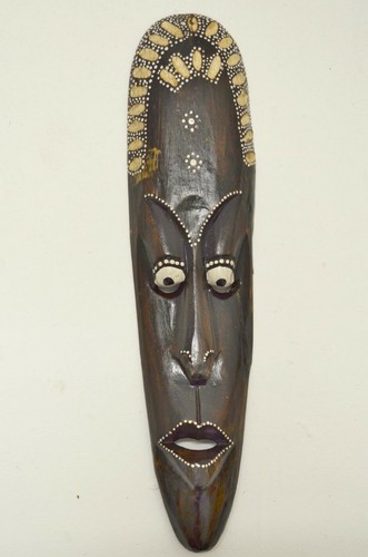 Maske schwarz wanddeko - cm,