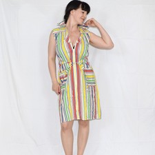 Bunt gestreiftes Minikleid* M