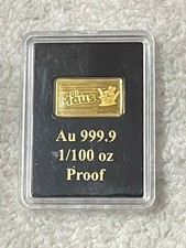 1/100 oz Goldbarren Feingold