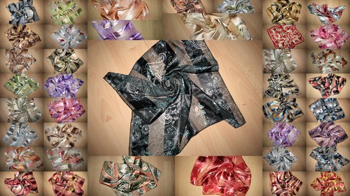 Halstuch nickituch chiffon - halstuch,