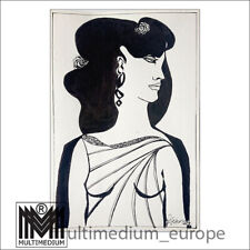 Original Tusche Zeichnung -