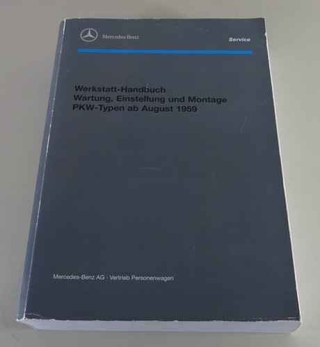 Werkstatthandbuch mercedes - werkstatthandbuch,