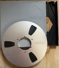 Revox Tonbandspule Alu - Spule NAB 26,5 im Schuber mit und ohne Revox Aufdruck