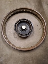 Motorradfelge mit Bremstrommel