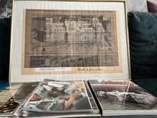 Christo „Wrapped Reichstag“ + Buch signiert, Reichstagsverhüllung, + 48 Fotos