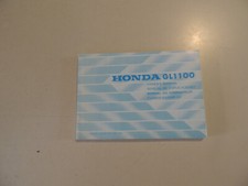 1980 Honda GL 1100 GoldWing Rider`s manual de explicaciones manuel du conducteur