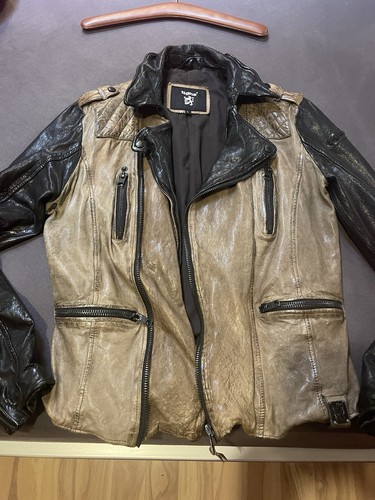 Herrenlederjacke tigha - herrenlederjacke, l