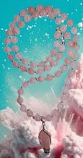Rosenquarz Halskette💍Damen