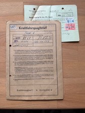Kraftfahrzeugbrief Opel