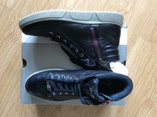 Ara Stiefeletten Gr.6/39-Neu-Leder Boots Schuhe-High Soft-Bambus gefüttert-blau