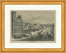 Die Bourkestraße in Melbourne