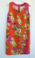 VA BENE Leinen Damenkleid