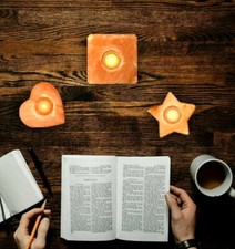 Himalaya Salz Kerzenhalter