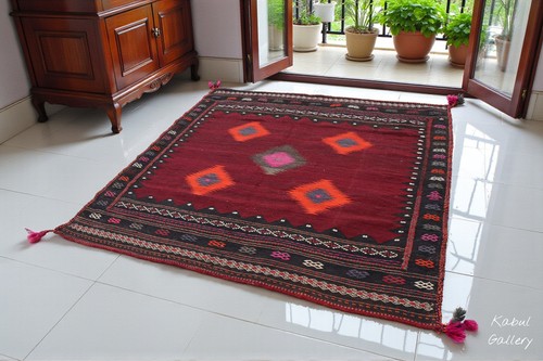 130x128 antik handgewebte - 130x128,