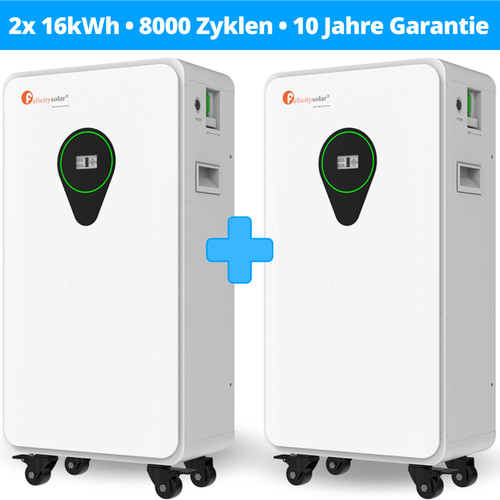2x16kwh batteriespeicher solar - 2x16kwh,