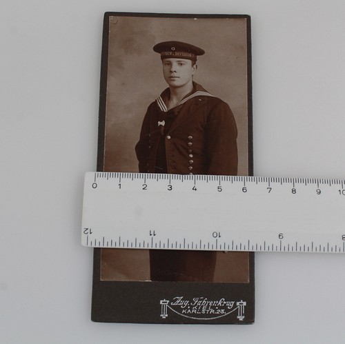 Militär portrait foto - militär, cdv