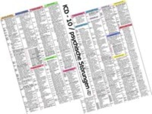 Icd schlüssel mini poster - icd-10, mini-poster