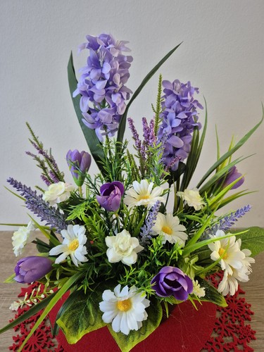 Blumengesteck kunstblumen - blumengesteck,